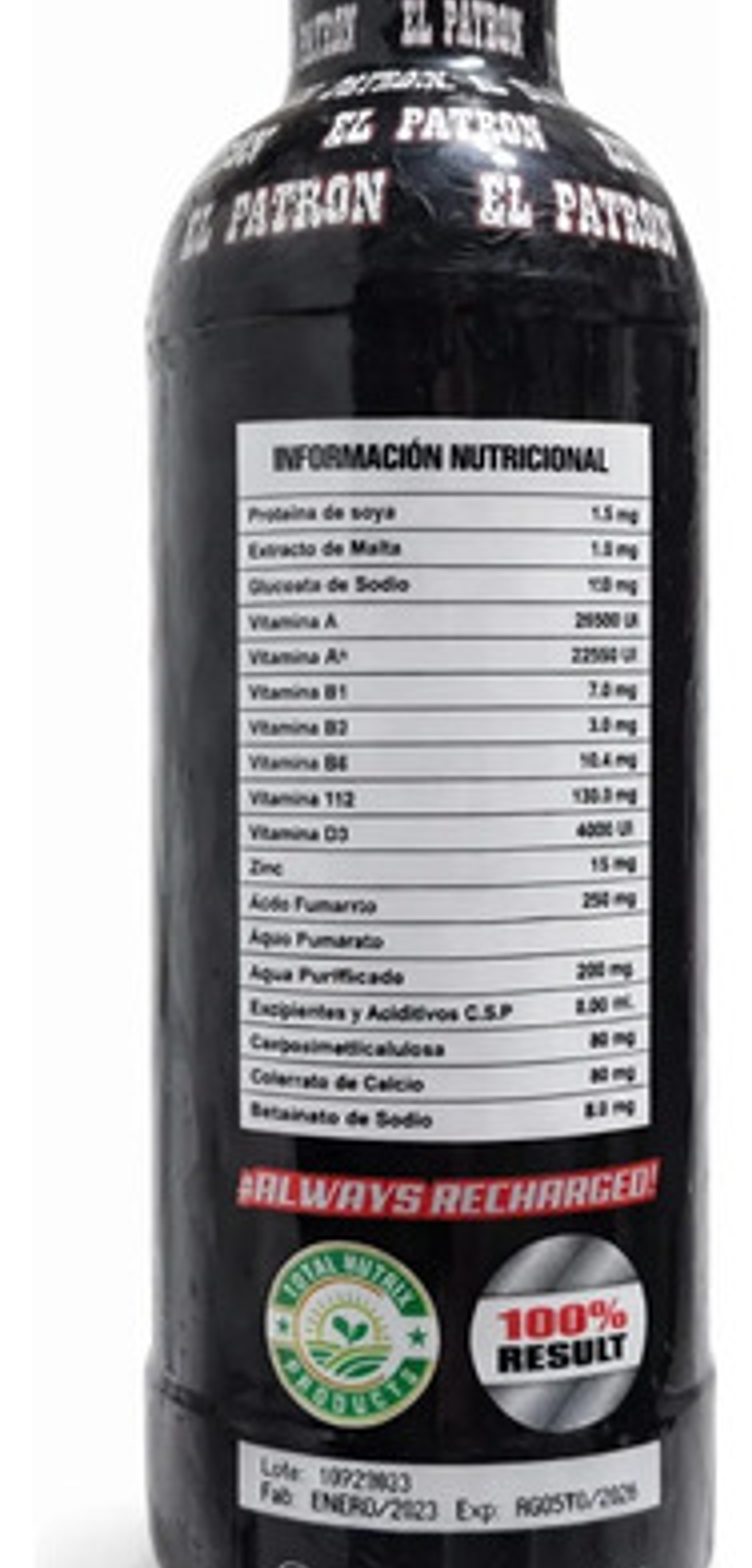 Jarabe Multivitaminico El Patron X1l Total Nutricion 2