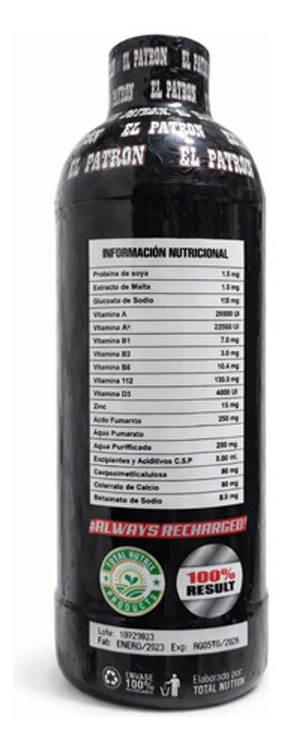 Jarabe Multivitaminico El Patron X1l Total Nutricion 2