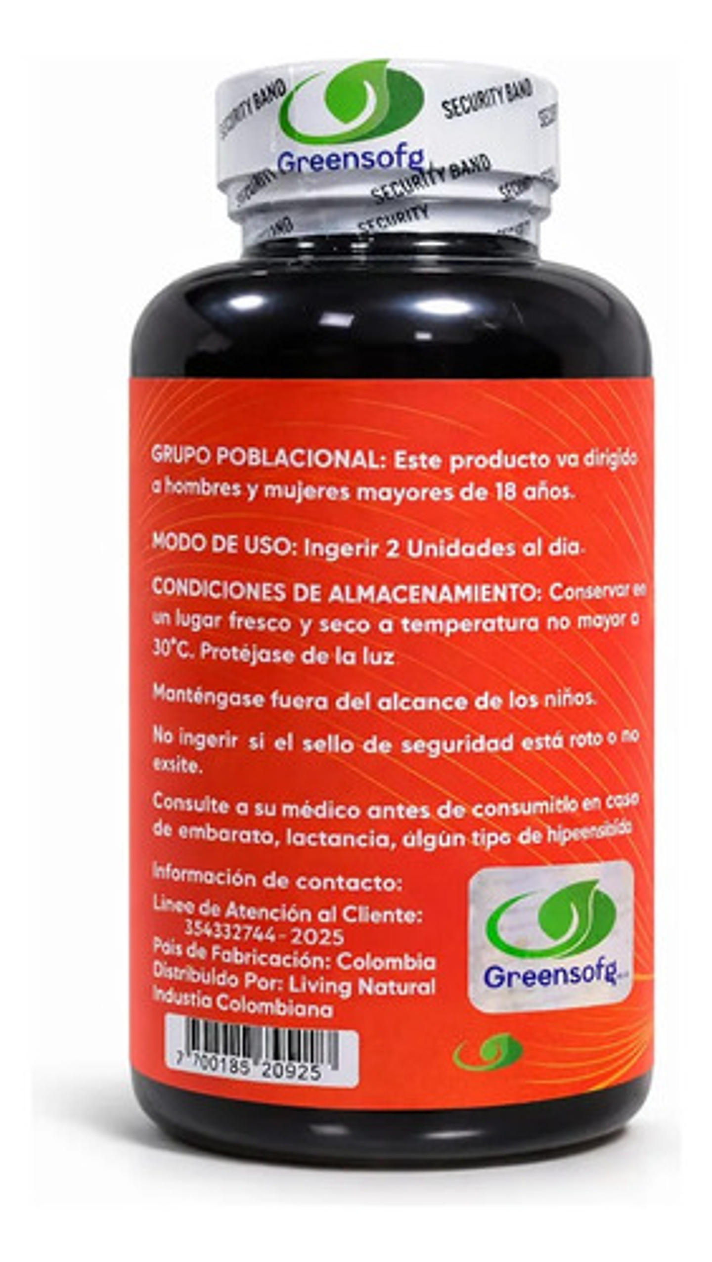 Gomitas Vinagre De Manzana Greensofg 100 Unidades Premium 3