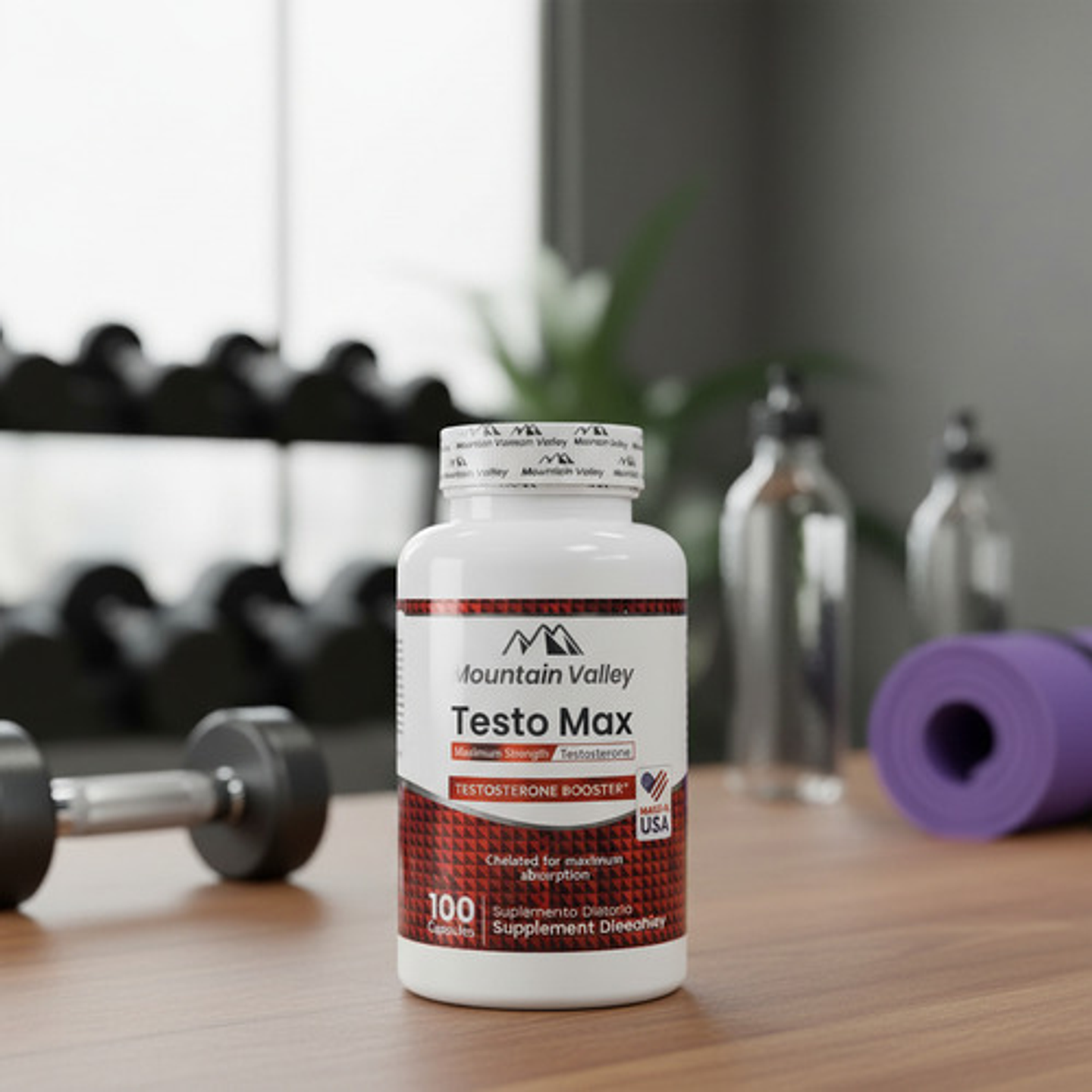 Testo Max Potenciador De Testosterona 100cáp Mountain Valley 3