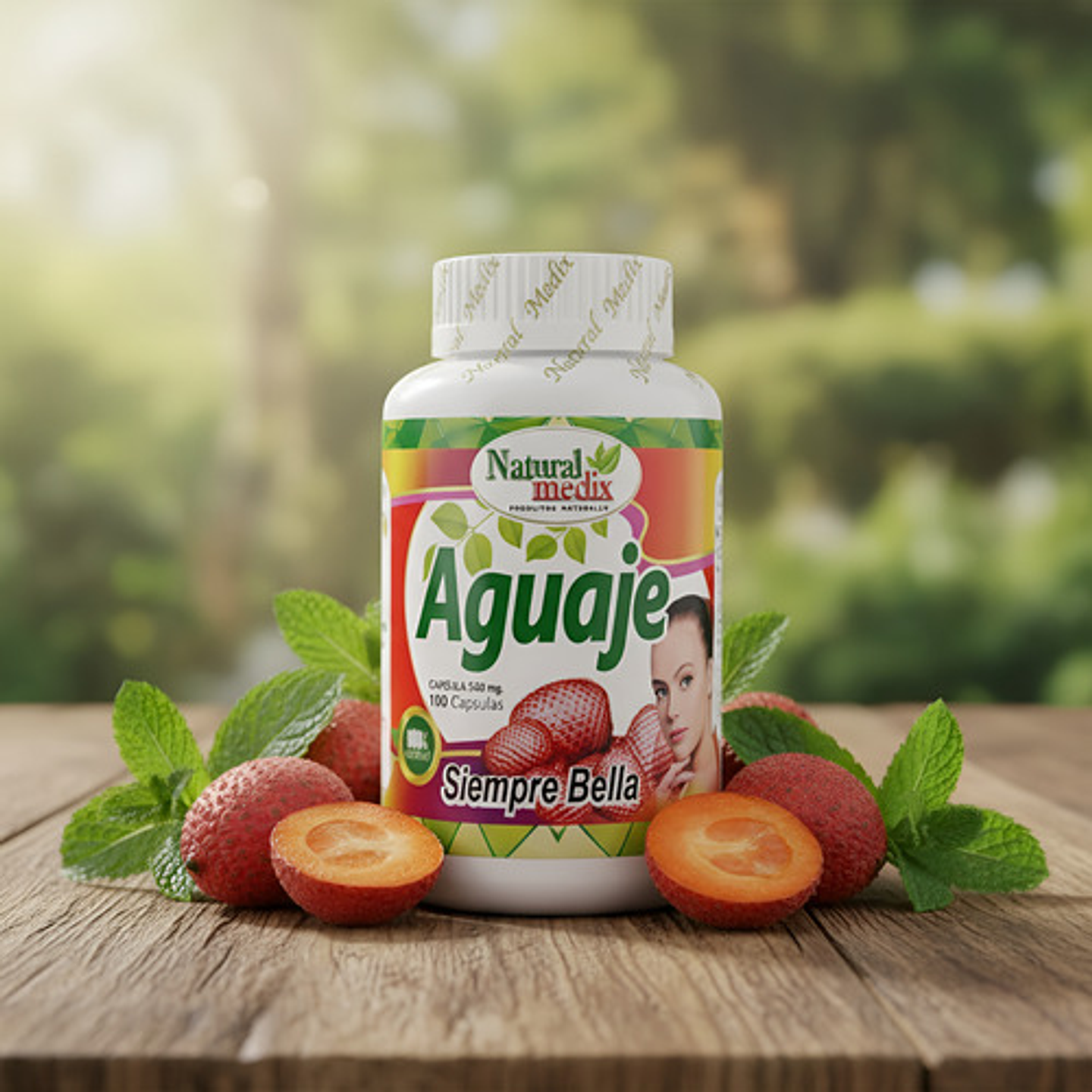 Suplemento Natural Medix Aguaje 100 En Tabletas Sin Sabor 2