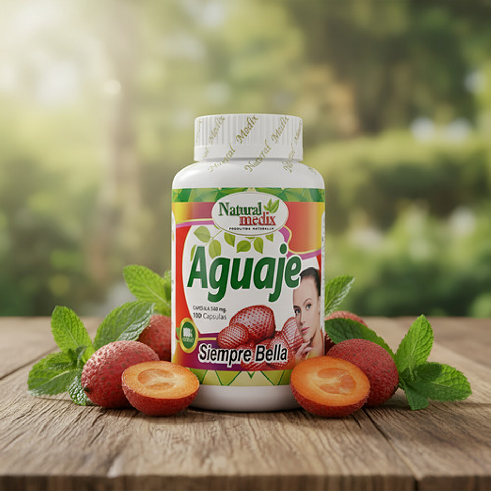 Suplemento Natural Medix Aguaje 100 En Tabletas Sin Sabor 2