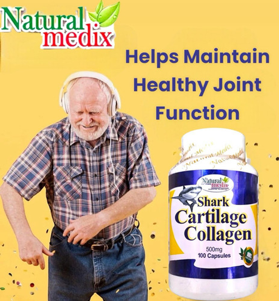 Natural Medix Cartilago - Suplemento De Apoyo Articular Con 3