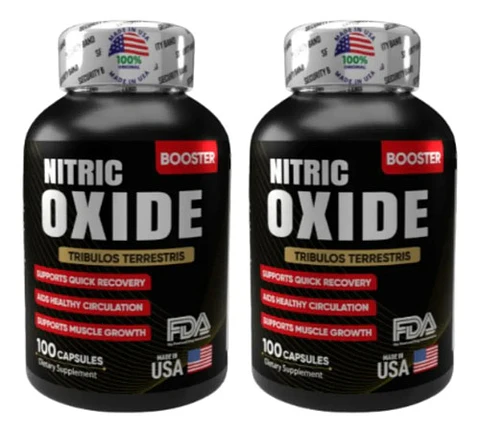 Nitric Oxide Potenciador Booster Crecimiento Muscular Pack 2