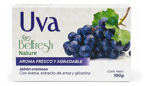 Jabon De Uva Bel Fresh X100g