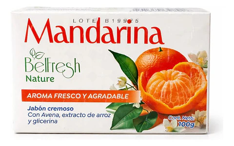 Jabón En Barra Belfresh Nature Mandarina 100g