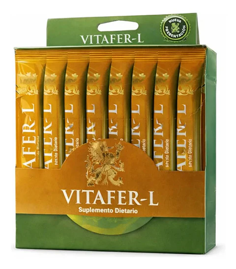 Vitafer-l Suplemento Dietario En Sobres  Caja X16 Und