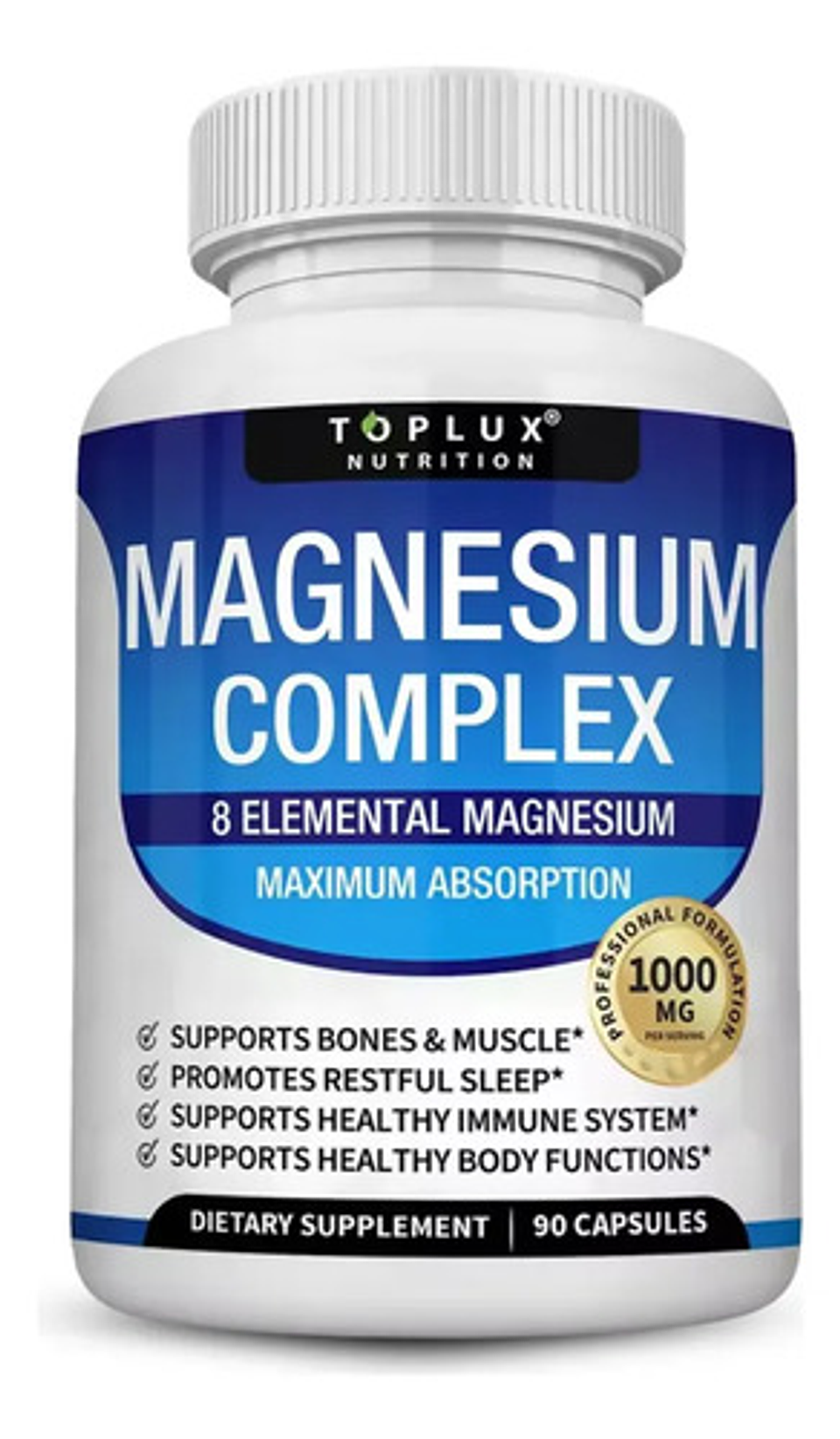 Magnesio Complejo 7 En 1 Glicinato Citrato Malato Taurato Or 1