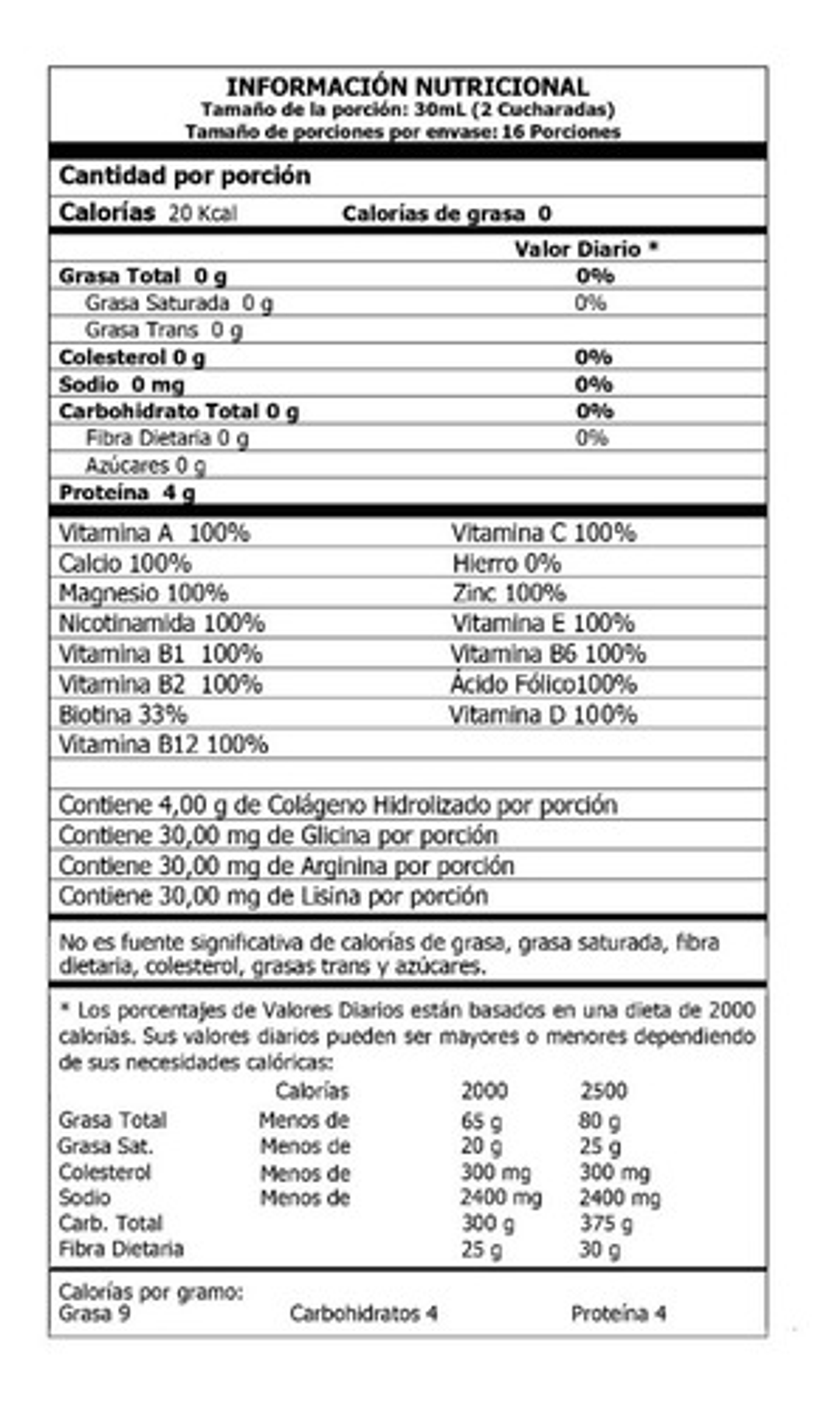 Colágeno Hidrolizado Biocolag Doctor Rojas Vainilla 500ml 2