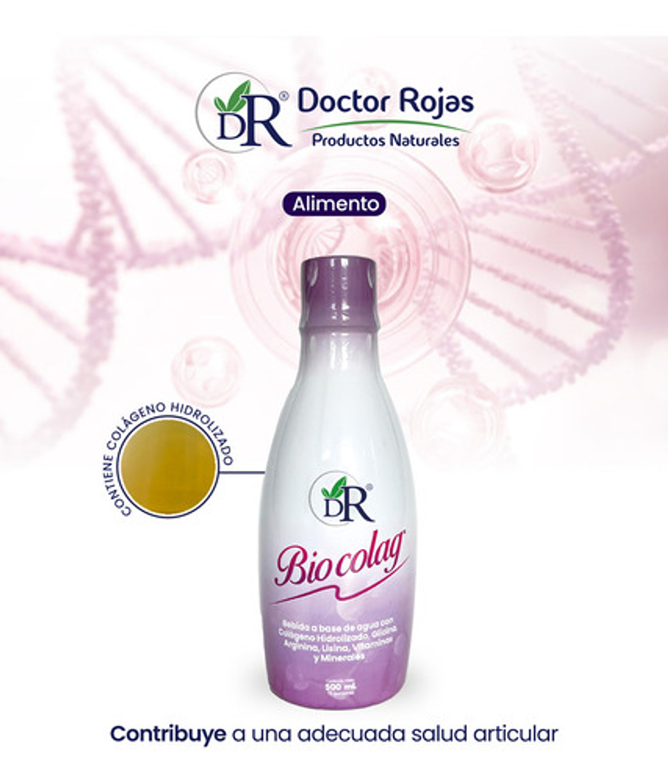 Colágeno Hidrolizado Biocolag Doctor Rojas Vainilla 500ml 3