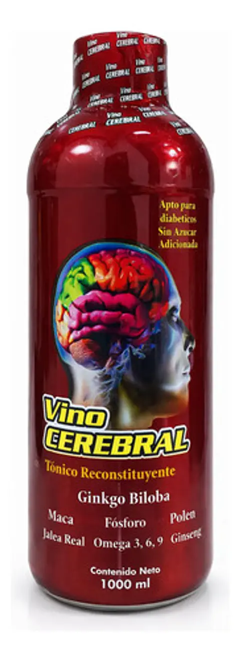 Vino Cerebral Tónico Reconstituyente Maca Jales Real X1000ml