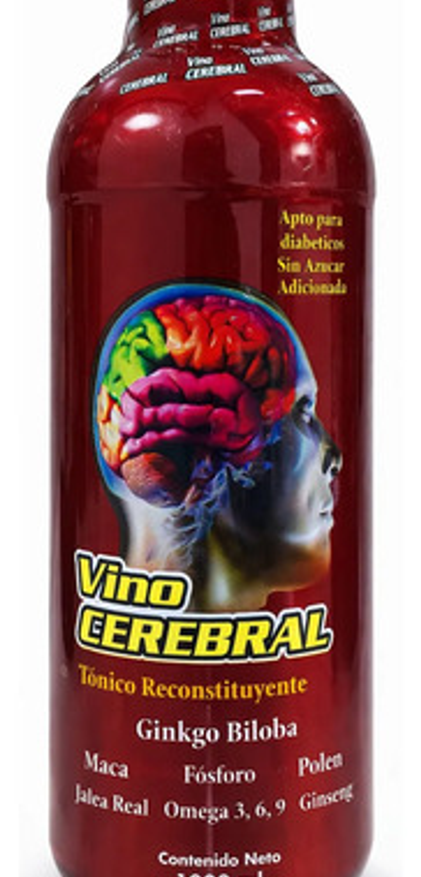 Vino Cerebral Tónico Reconstituyente Maca Jales Real X1000ml 1