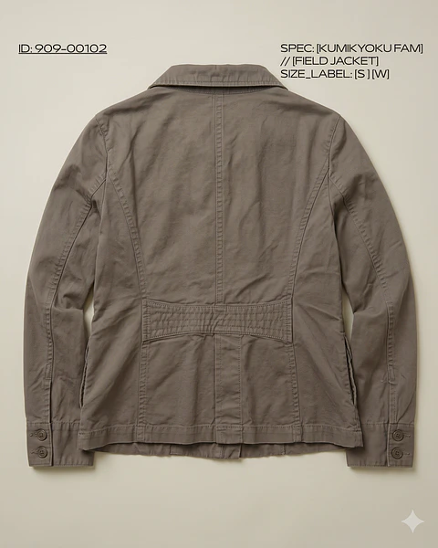 Women Field Jacket "KUMIKYOKU FAM" 