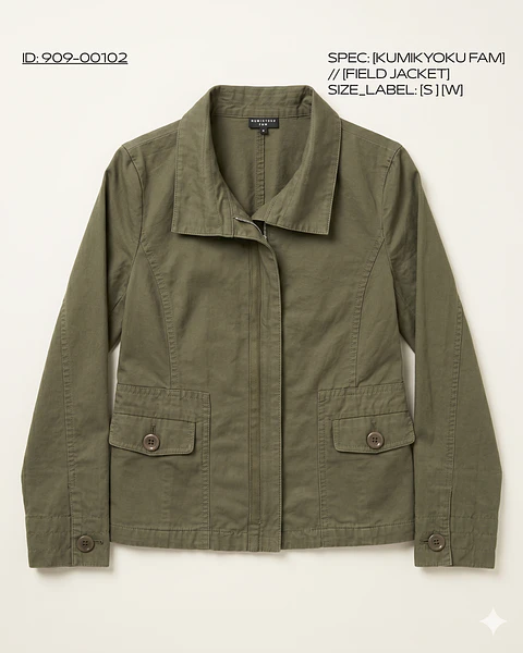 Women Field Jacket "KUMIKYOKU FAM" 