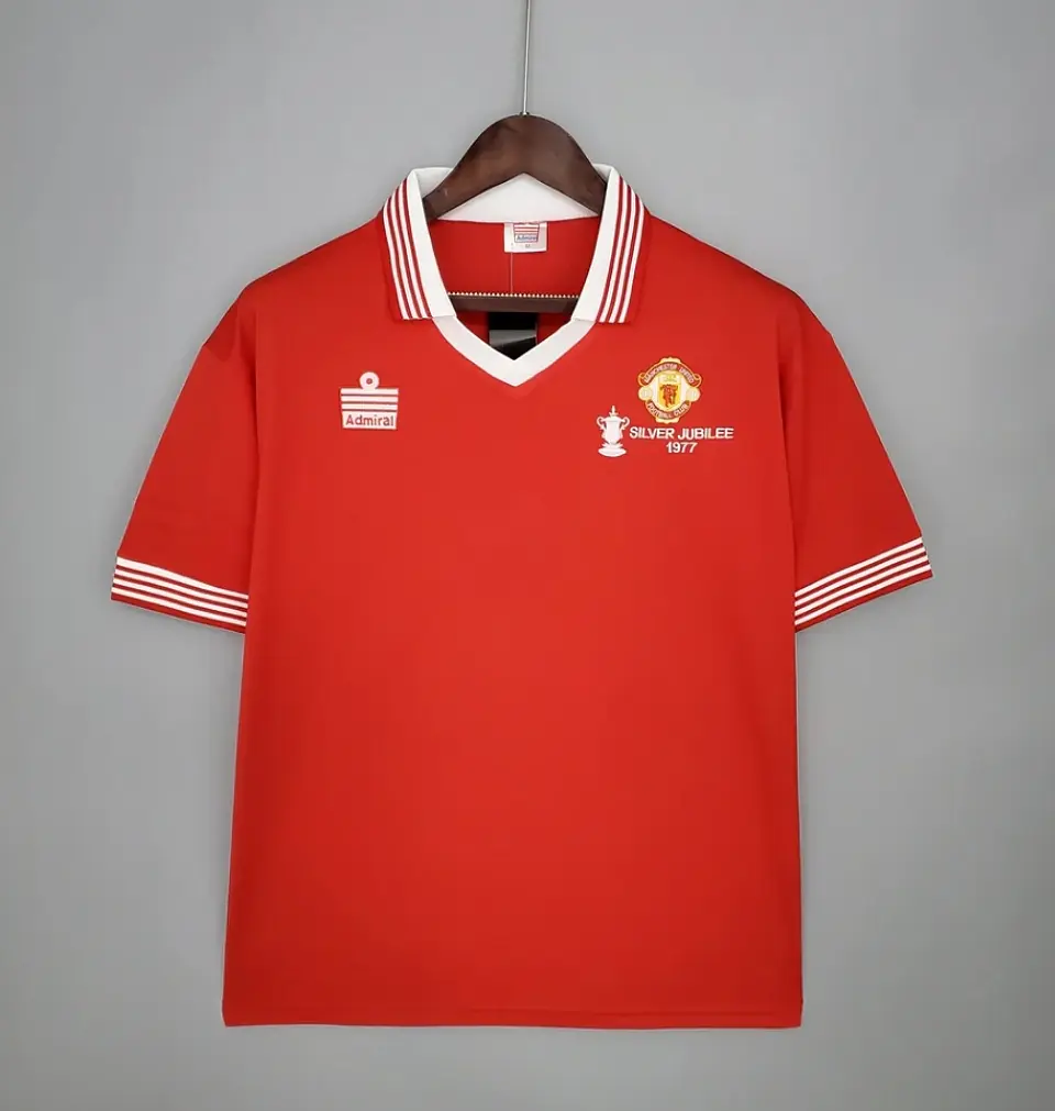 Camisola Manchester United Retro 1977 1
