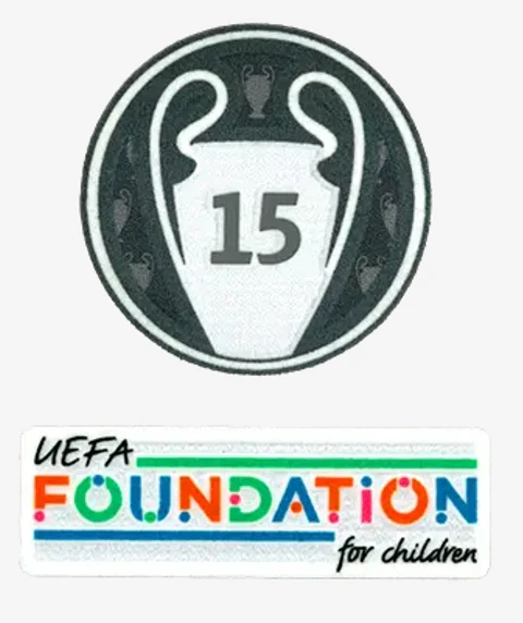 Patch / Badge - Champions League + Foundation - Real Madrid 15 - Kit