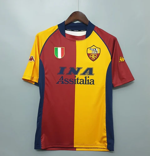 Camisola AS Roma I 01/02 Retro