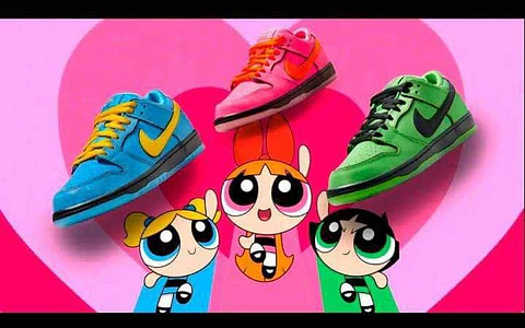Sapatilhas Air Force - The Powerpuff Girls