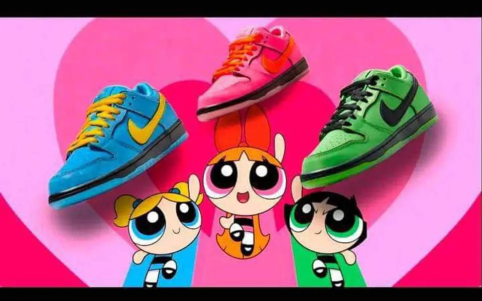Sapatilhas Air Force - The Powerpuff Girls 1