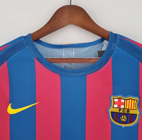 Camisola Barcelona I 05/06 Manga Longa