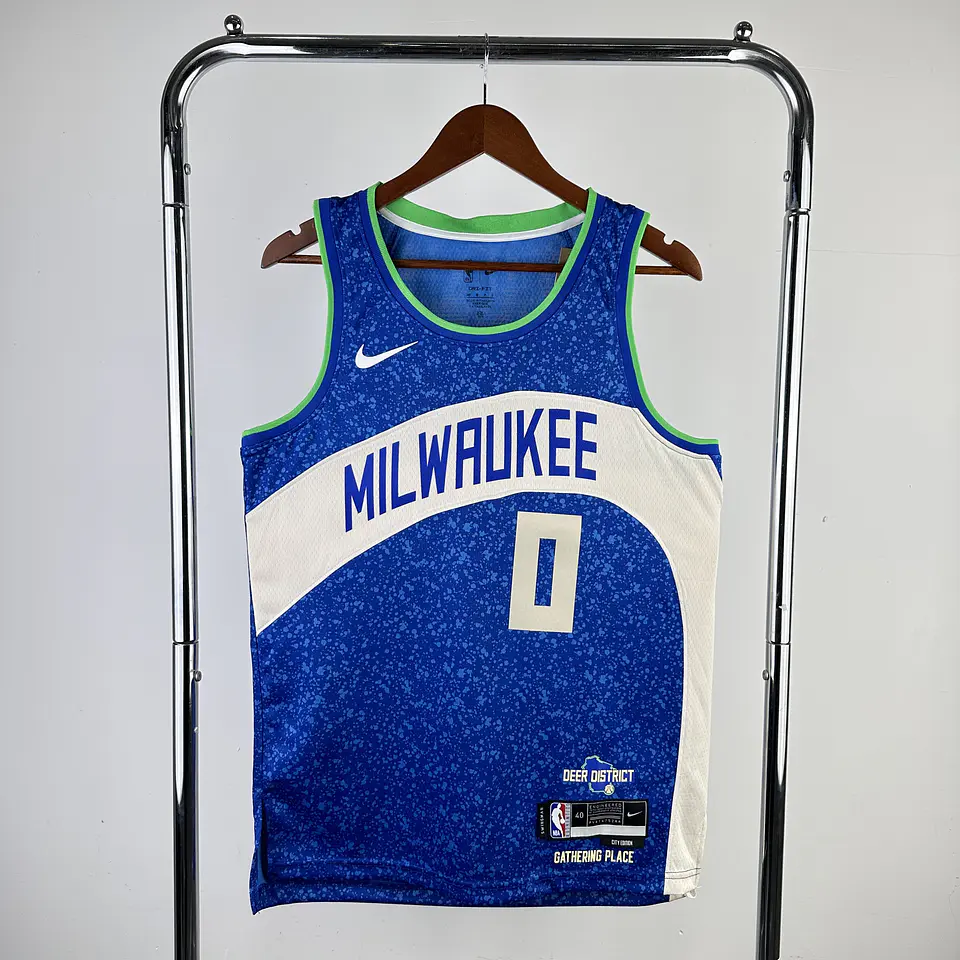 Camisola Milwaukee Bucks 2024 - Lillard N°0 1