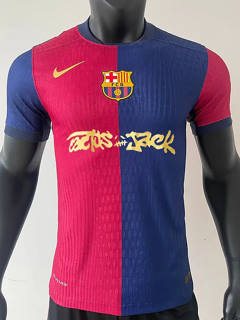Camisola Barcelona Edição Especial - Travis Scott - Versão Jogador
