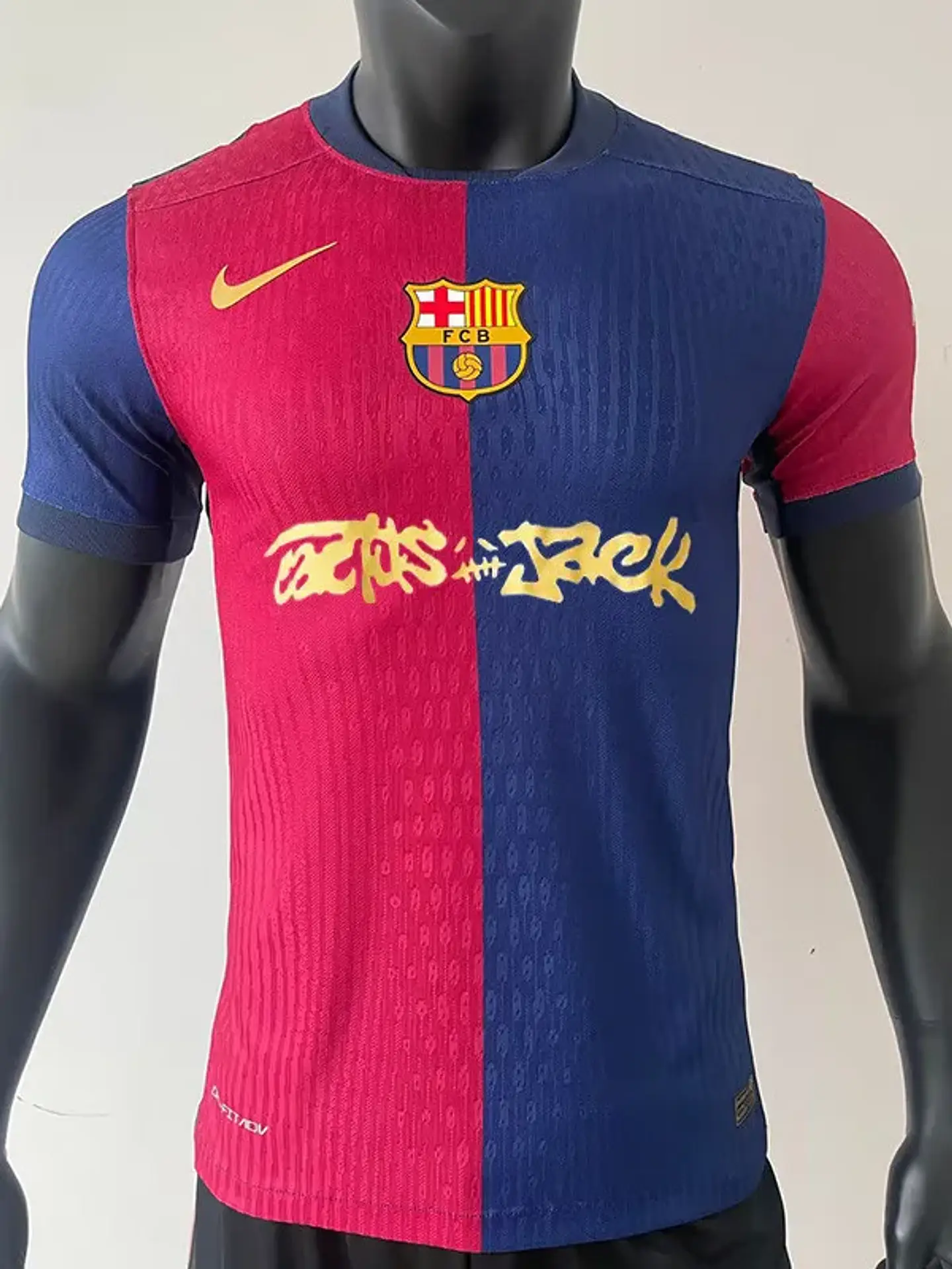 Camisola Barcelona Edição Especial - Travis Scott - Versão Jogador 1