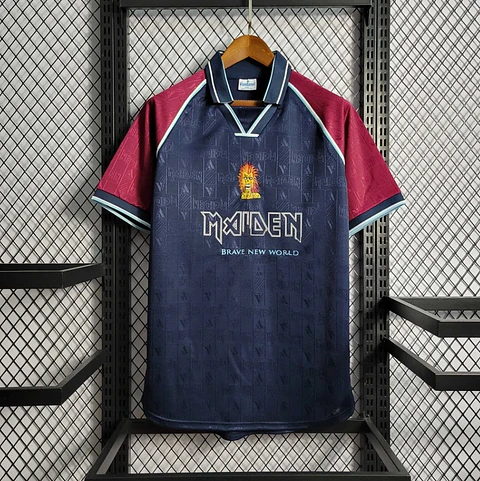 Camisola West Ham x Iron Maiden I Retro 99/01 Versão I