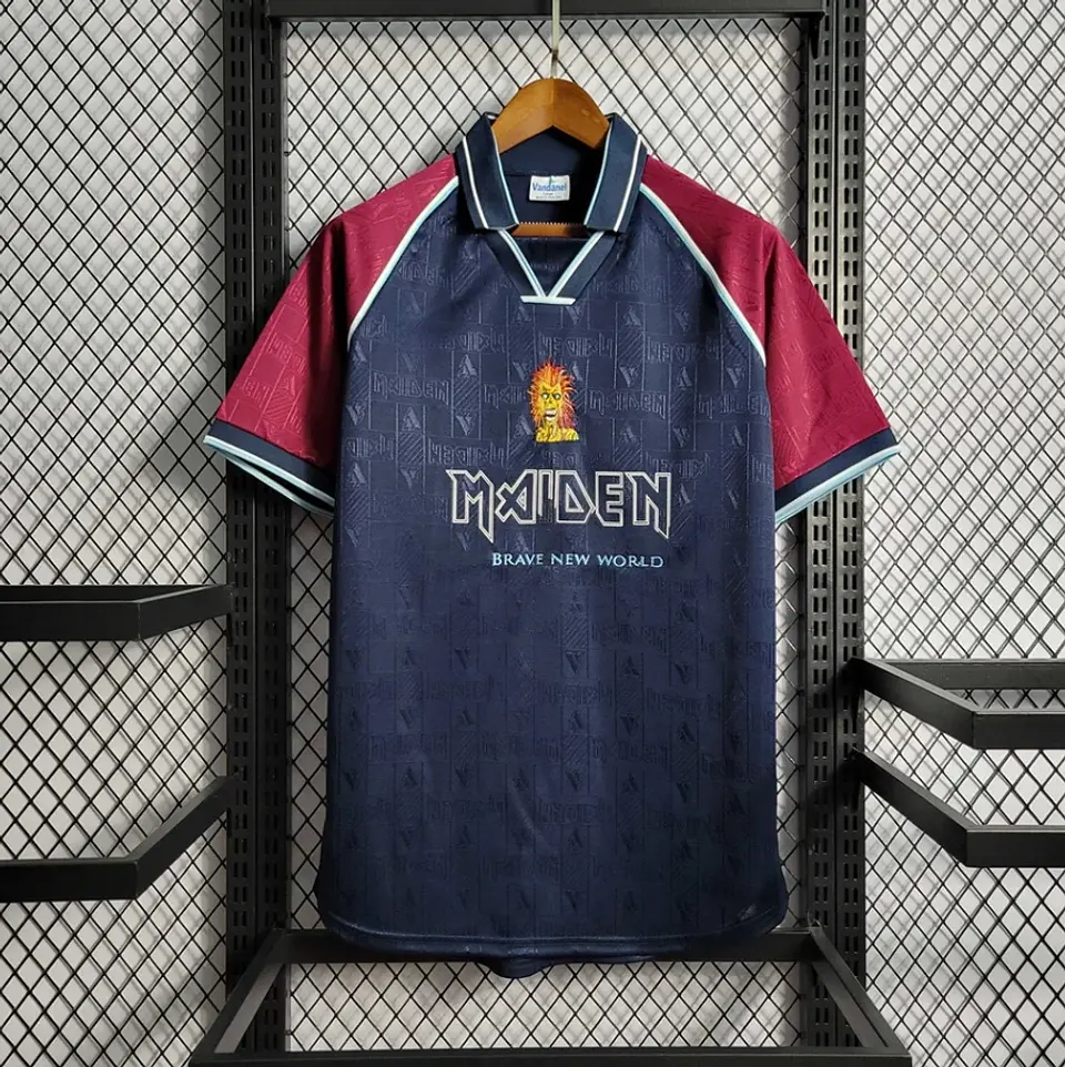 Camisola West Ham x Iron Maiden I Retro 99/01 Versão I 1