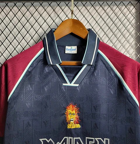 Camisola West Ham x Iron Maiden I Retro 99/01 Versão I