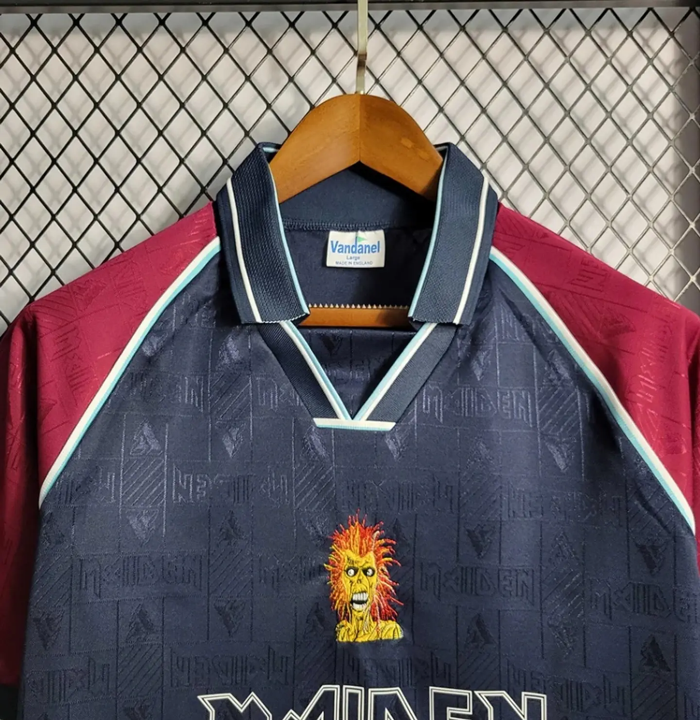 Camisola West Ham x Iron Maiden I Retro 99/01 Versão I 2
