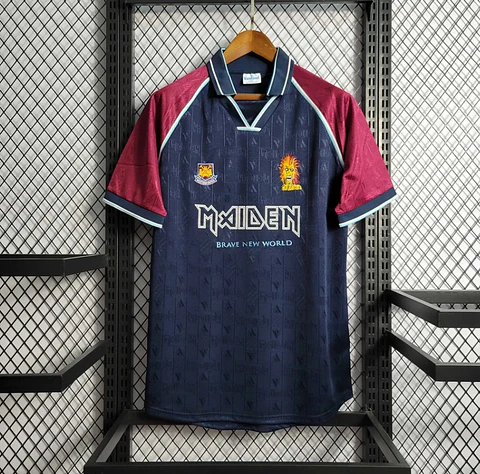 Camisola West Ham x Iron Maiden I Retro 99/01 Versão II