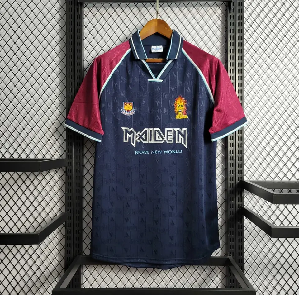 Camisola West Ham x Iron Maiden I Retro 99/01 Versão II 1