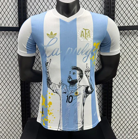 Camisola Argentina I - Edição Especial - Messi - Versão Jogador