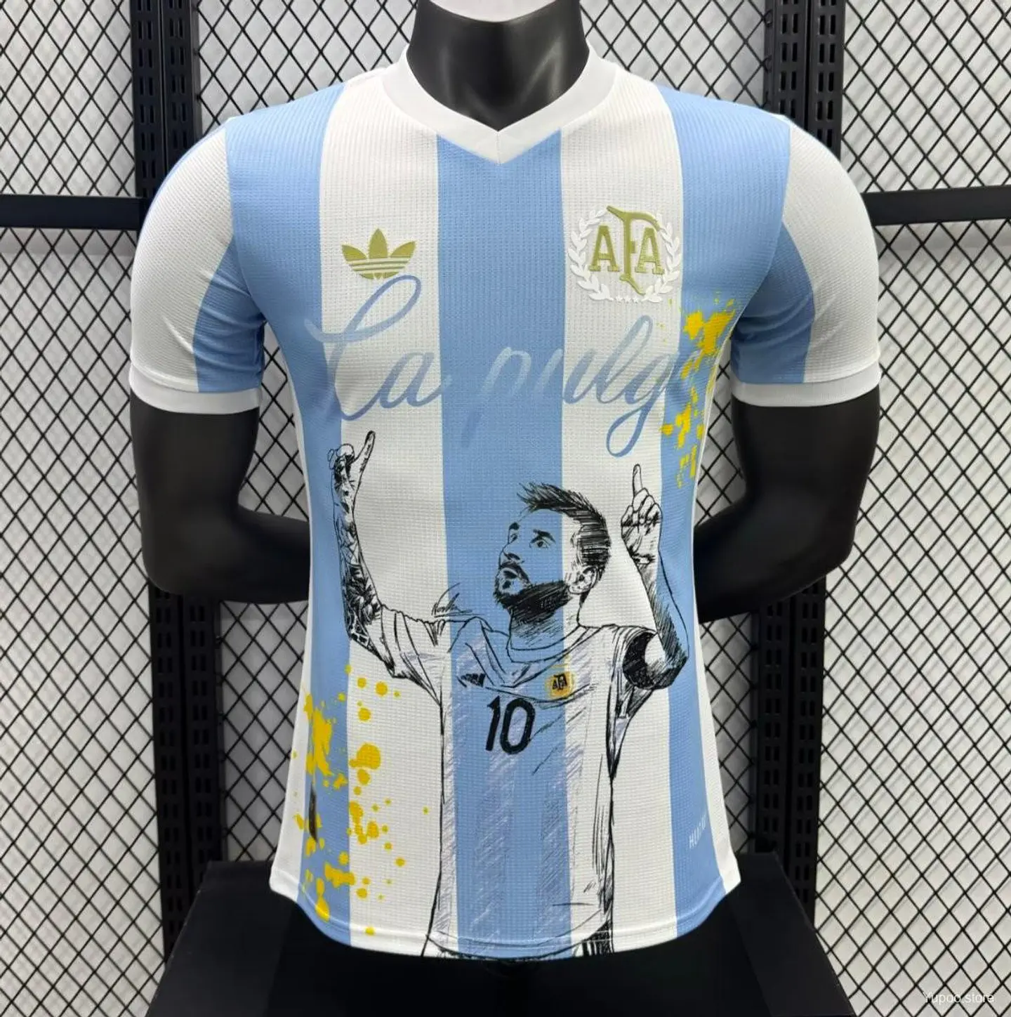 Camisola Argentina I - Edição Especial - Messi - Versão Jogador 1