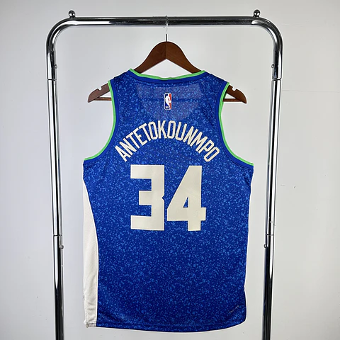 Camisola Milwaukee Bucks 2024 - Antetokoumpo N°34