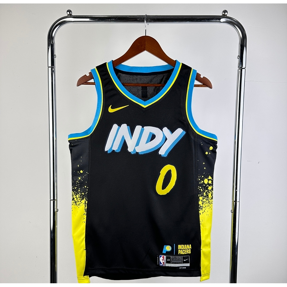 Camisola Indiana Pacers 2024 - Haliburton N°0