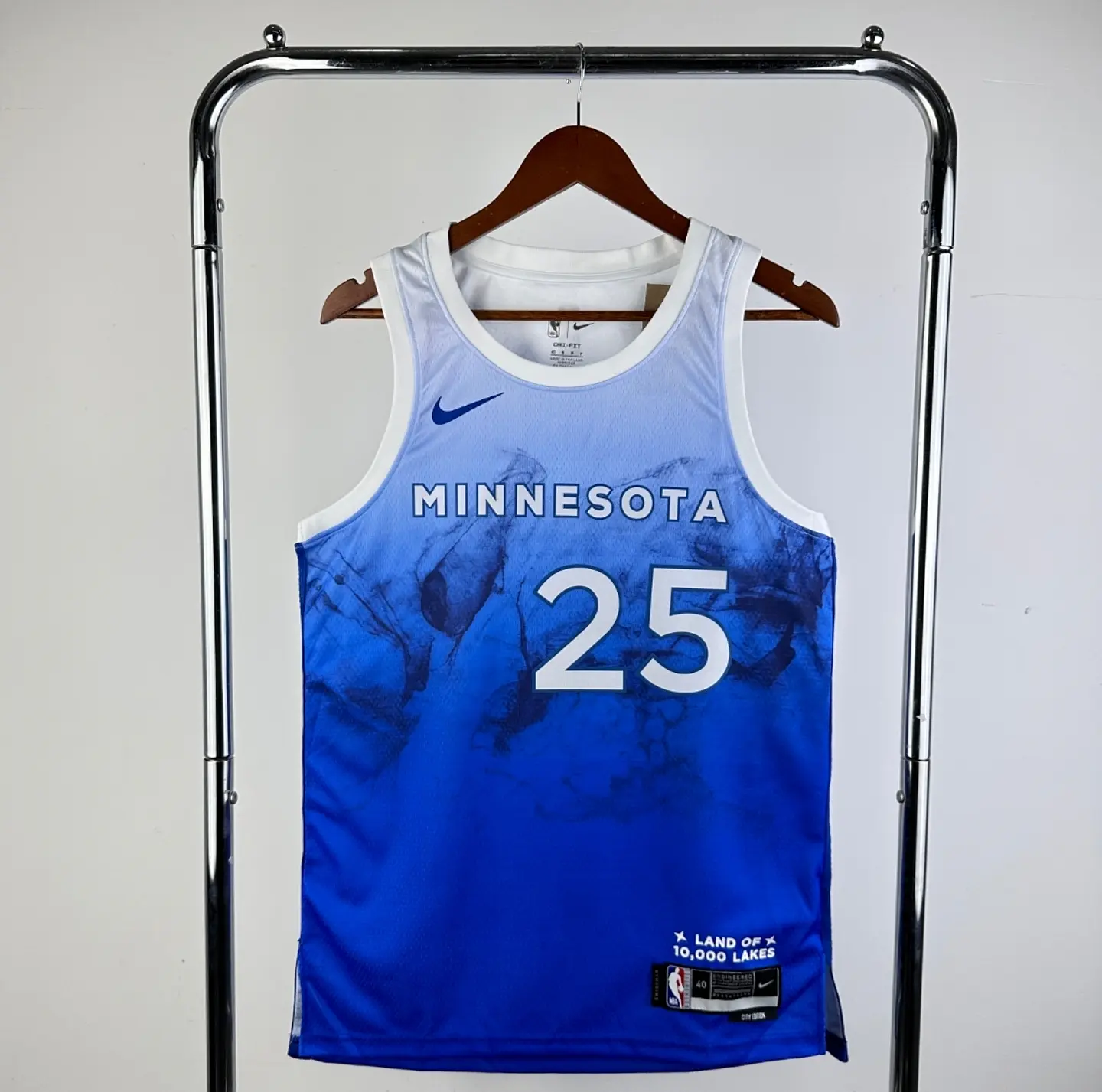 Camisola Minnesota Timberwolves 2024 - Rose N°25 1
