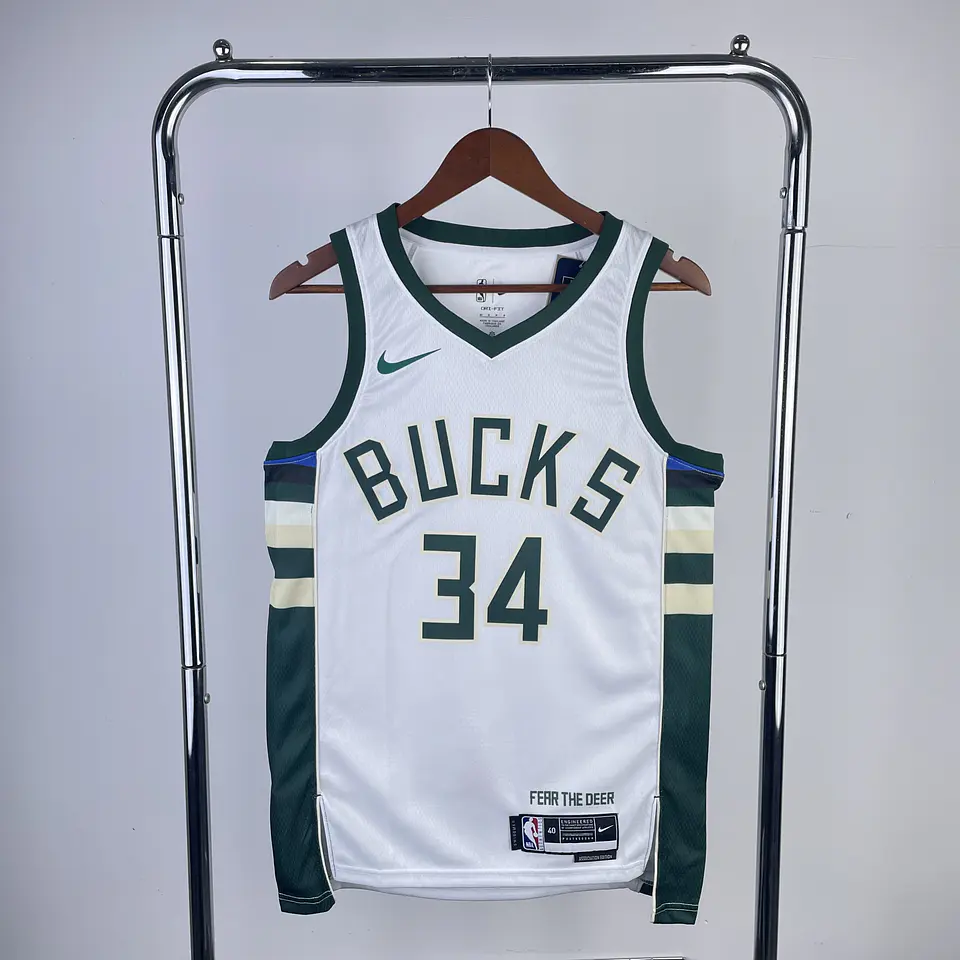 Camisola Milwaukee Bucks 2023 - Antetokoumpo N°34 1