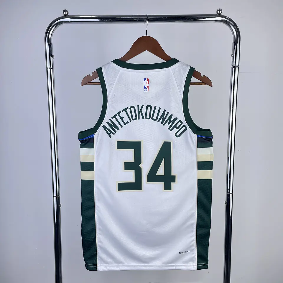 Camisola Milwaukee Bucks 2023 - Antetokoumpo N°34 2
