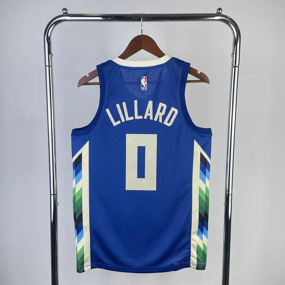 Camisola Milwaukee Bucks 2023 - Lillard N°0 2