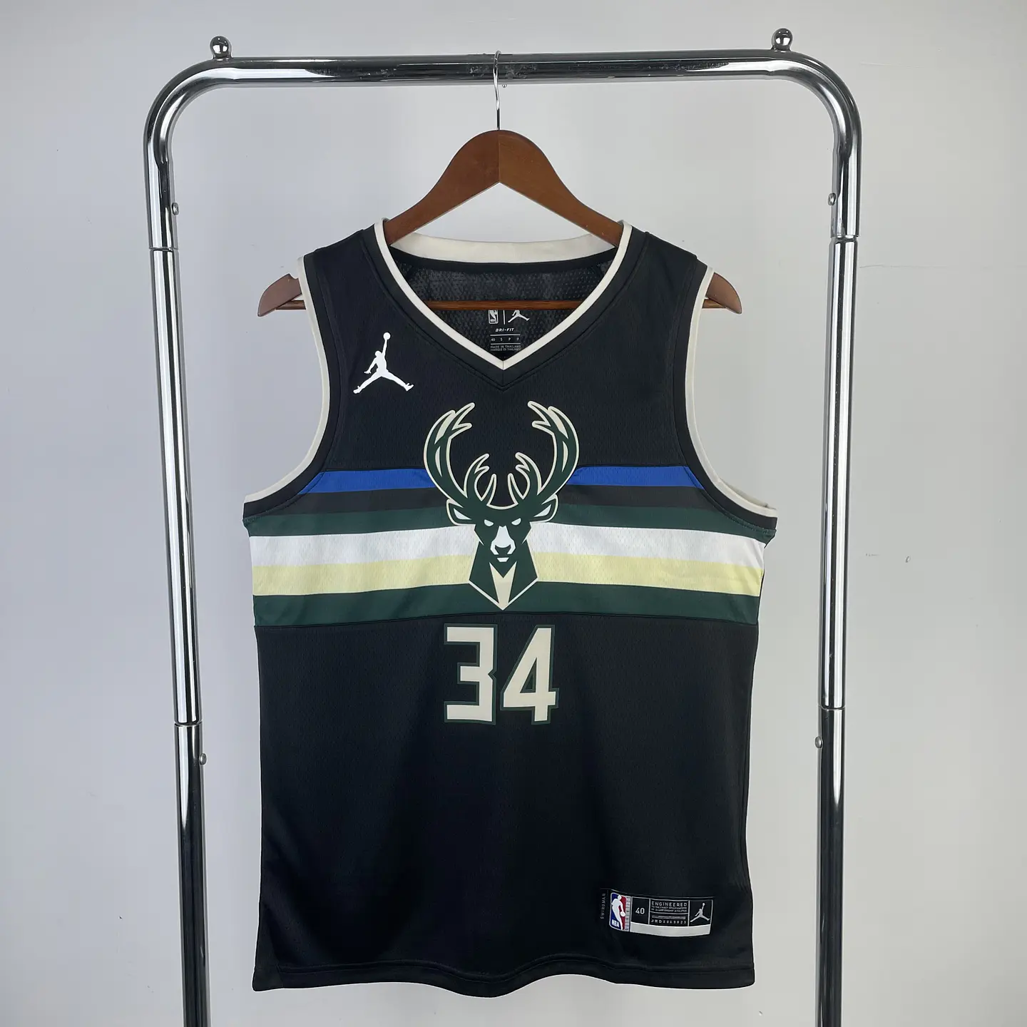 Camisola Milwaukee Bucks 2021 - Antetokoumpo N°34 1