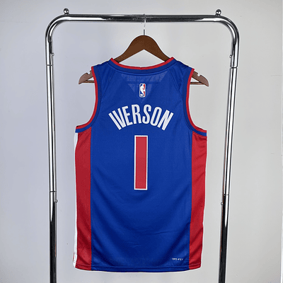 Camisola Detroit Pistons 2023 - Iverson N°1