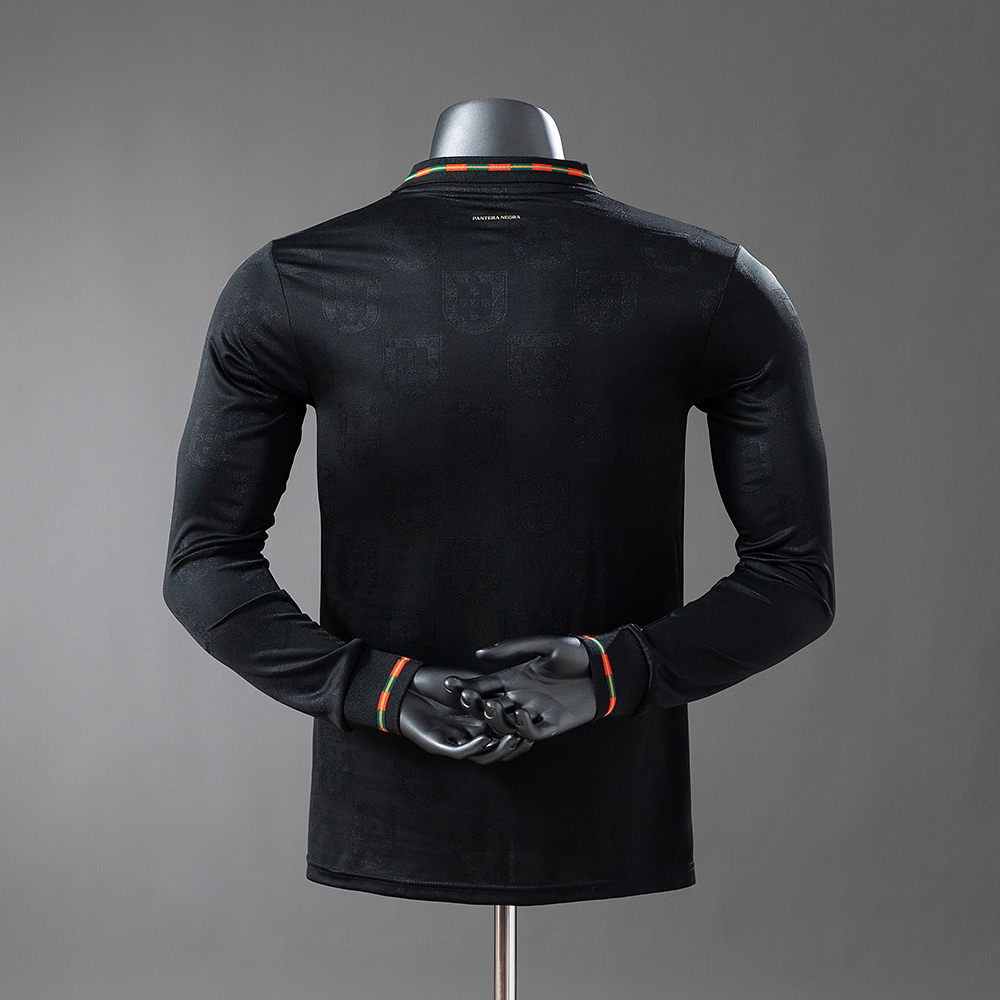 Camisola Portugal 25/26 - Edição Especial Pantera Negra - Versão Jogador - Manga Longa