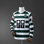 Camisola Sporting CP I 01/03 - Retro - Manga Longa