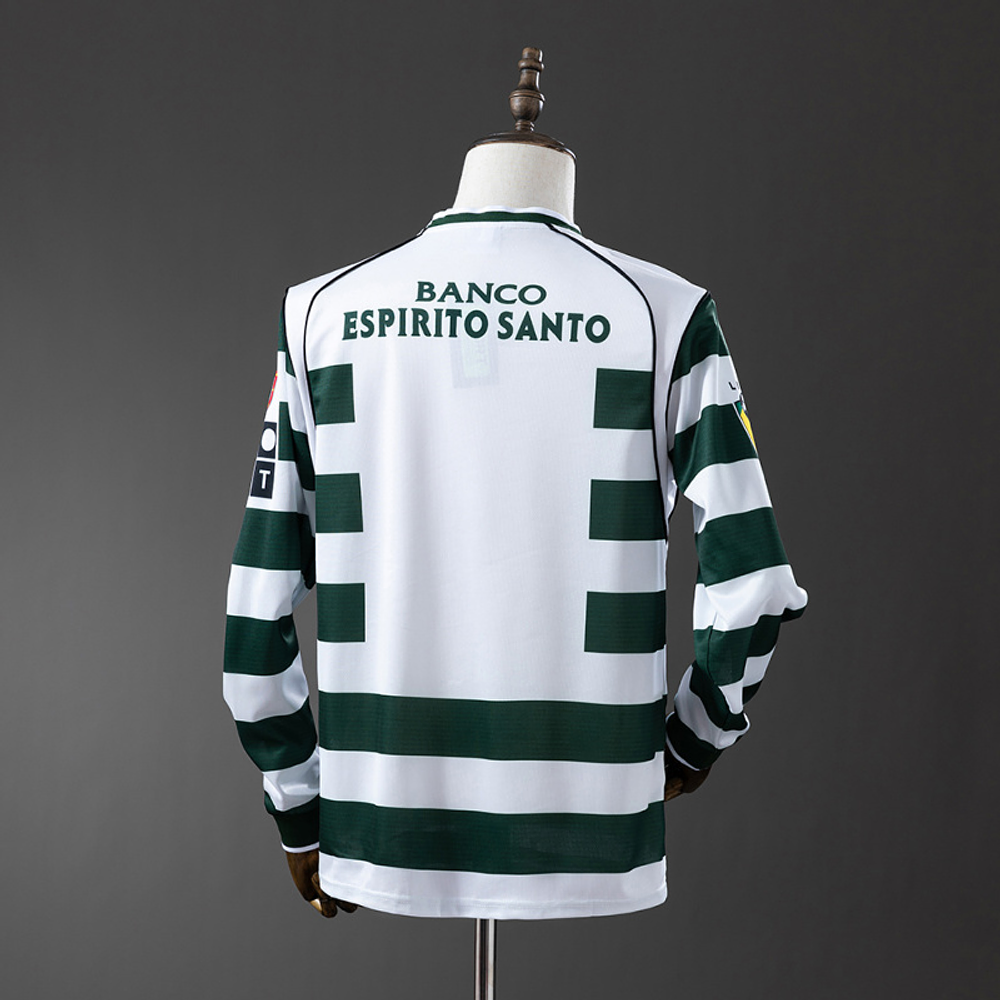 Camisola Sporting CP I 01/03 - Retro - Manga Longa