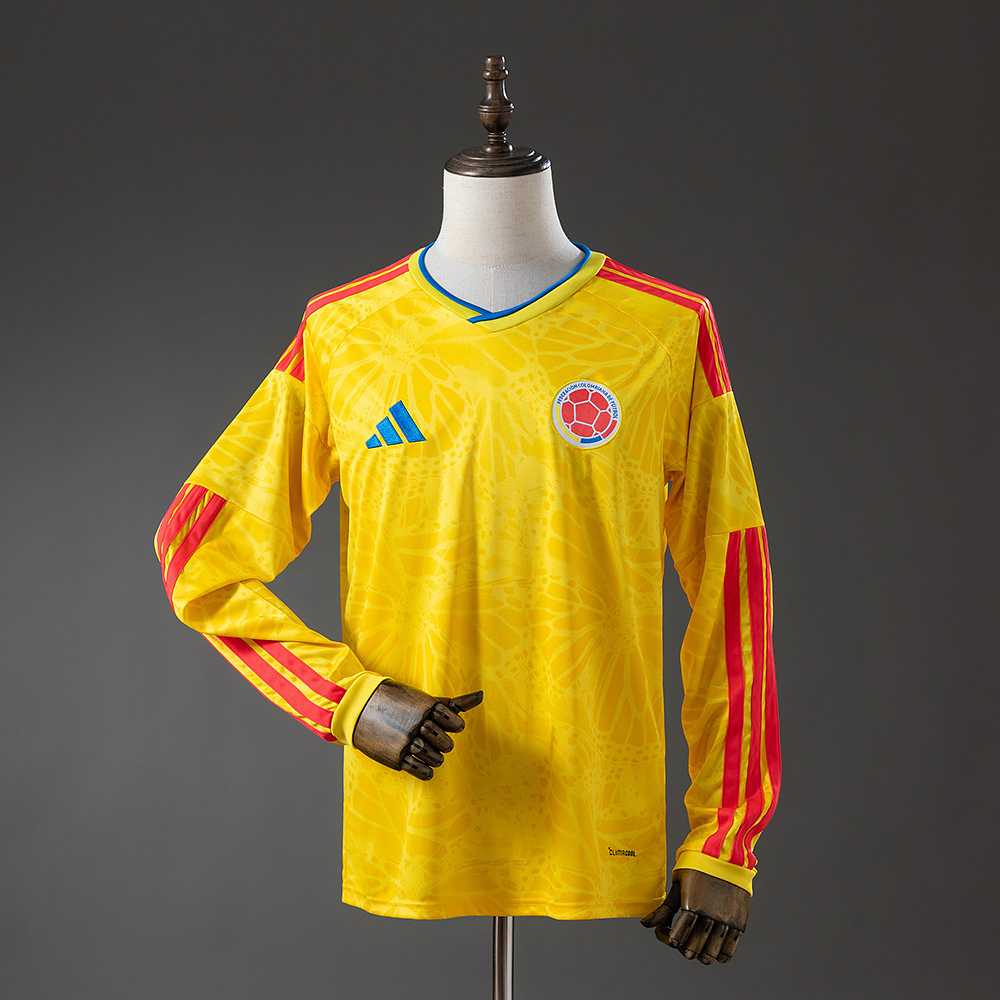 Camisola Colômbia I - FIFA WC 2026 - Manga Longa