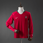 Camisola Portugal I - FIFA WC 2018 - Manga Longa - Retro