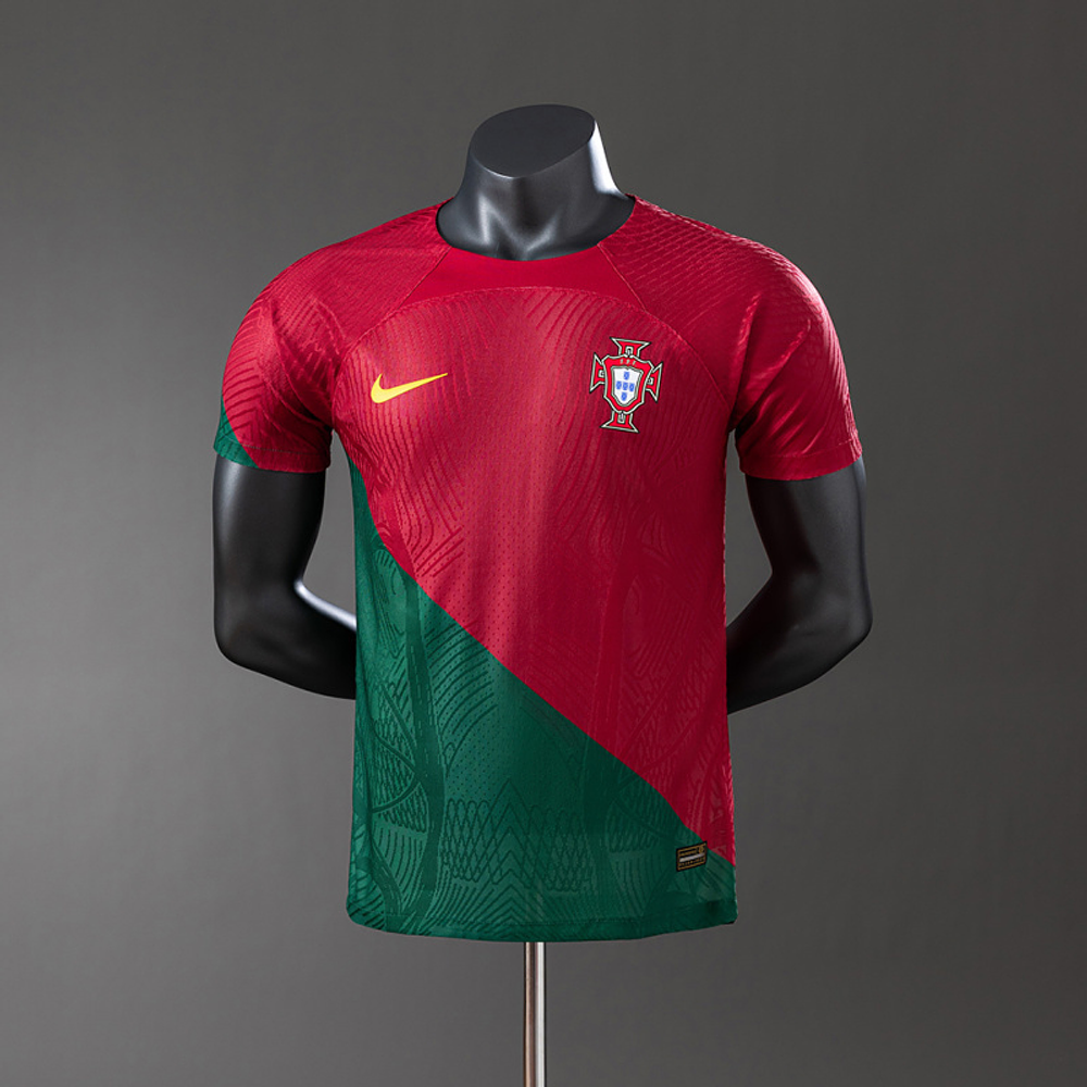 Camisola Portugal I - FIFA WC 2022 - Retro - Versão Jogador