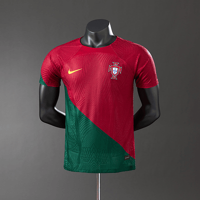Camisola Portugal I - FIFA WC 2022 - Retro - Versão Jogador